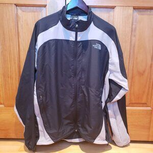 The North Face Flight Series Jacket Mens XL Black Full Zip Windbreaker Track